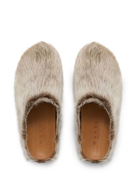 sabot fussbett uomo beige MARNI | SBMR000600 P800600W20